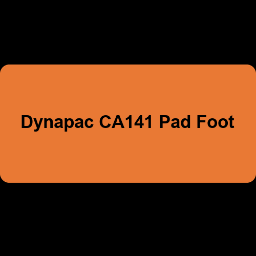 Dynapac CA141 Pad Foot